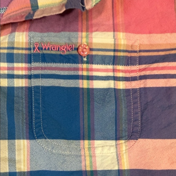 Wrangler Multicolor Plaid Western Shirt - Picture 3 of 16